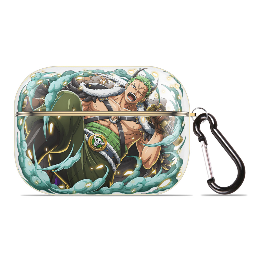 ワンピース ロロノア・ゾロ ONE PIECE Roronoa Zoro 【AirPods Pro用】ハードシェル保護ケース｜耐衝撃・防指紋・カラビナ付き商品仕様