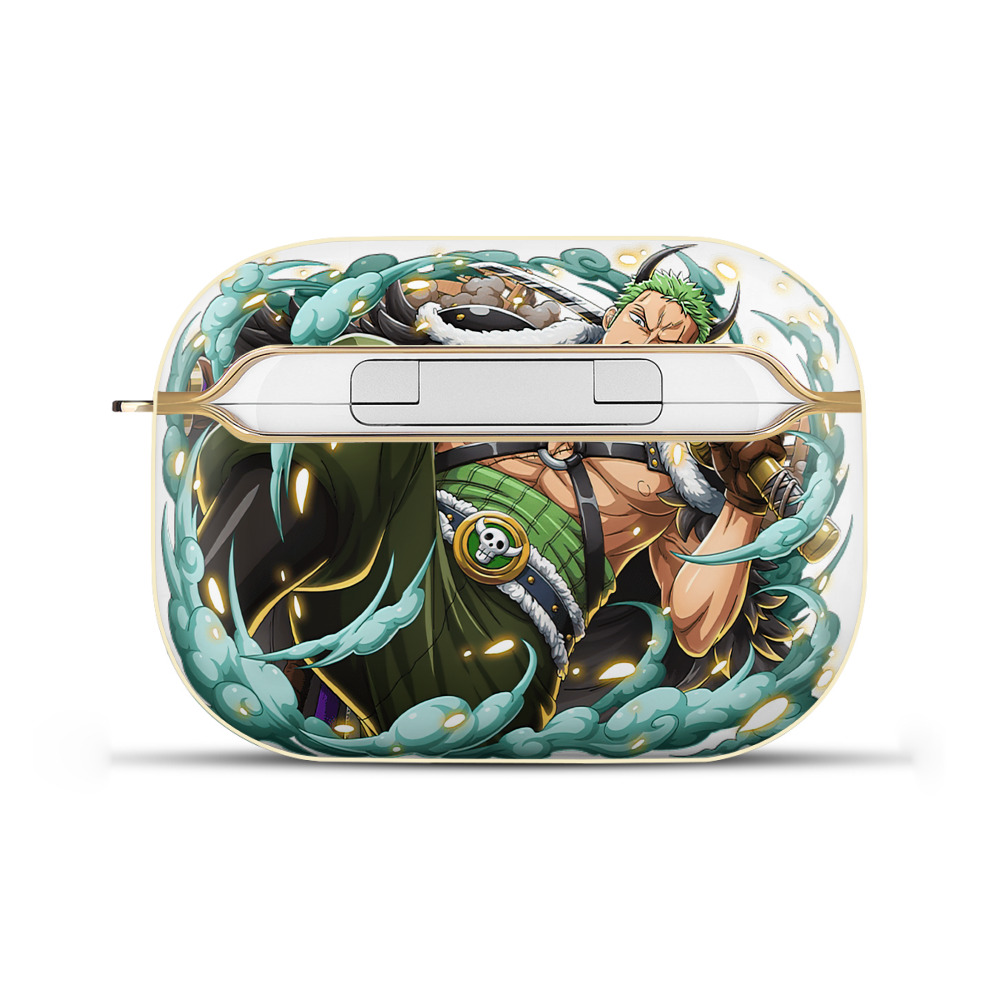 ワンピース ロロノア・ゾロ ONE PIECE Roronoa Zoro 【AirPods Pro用】ハードシェル保護ケース｜耐衝撃・防指紋・カラビナ付き商品仕様