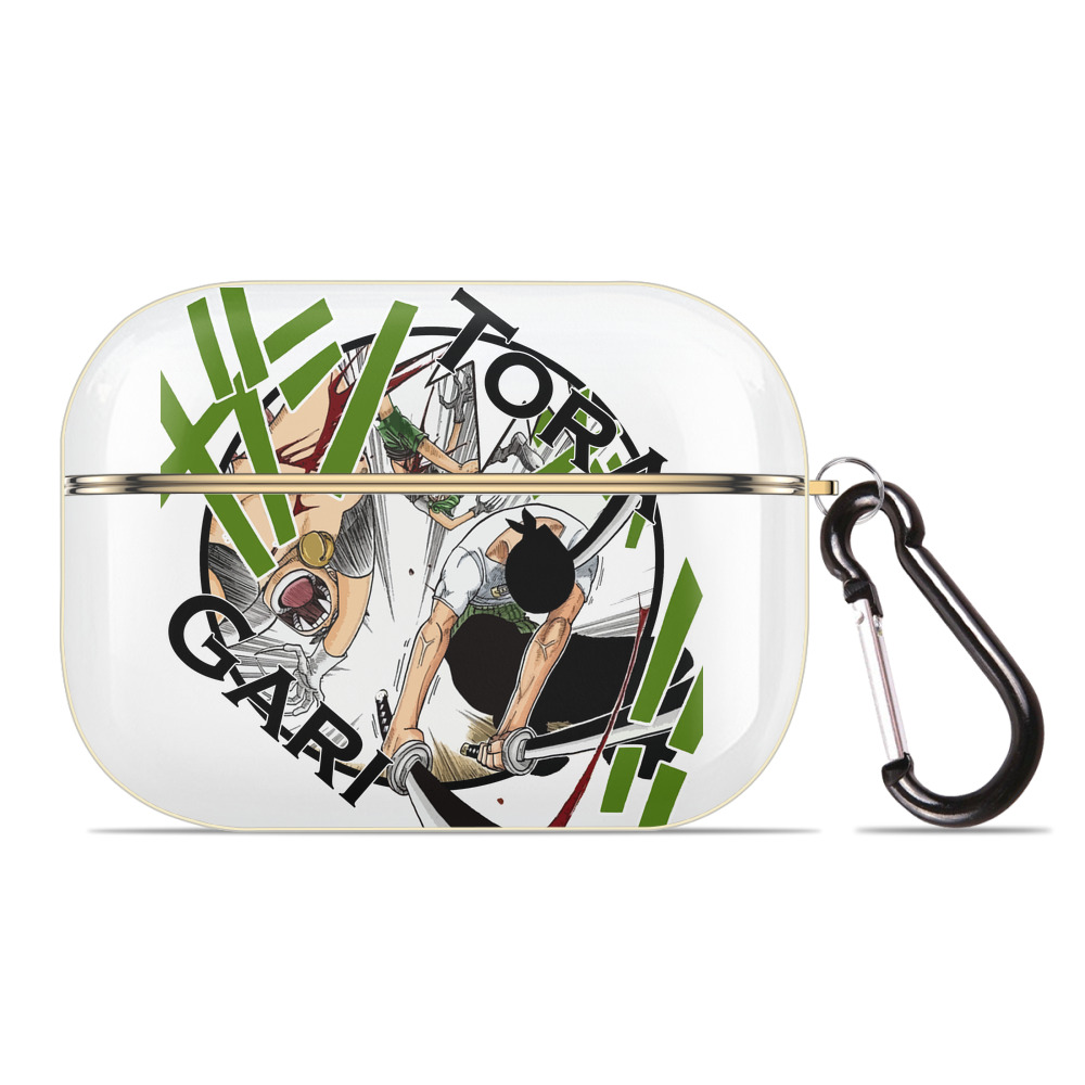 ワンピース ロロノア・ゾロ ONE PIECE Roronoa Zoro 【AirPods Pro用】ハードシェル保護ケース｜耐衝撃・防指紋・カラビナ付き商品仕様