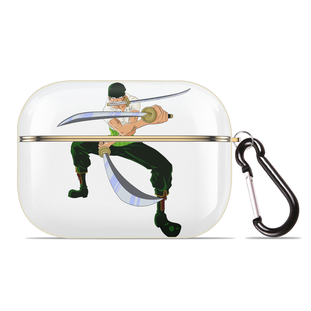 ワンピース ロロノア・ゾロ ONE PIECE Roronoa Zoro 【AirPods Pro用】ハードシェル保護ケース｜耐衝撃・防指紋・カラビナ付き商品仕様