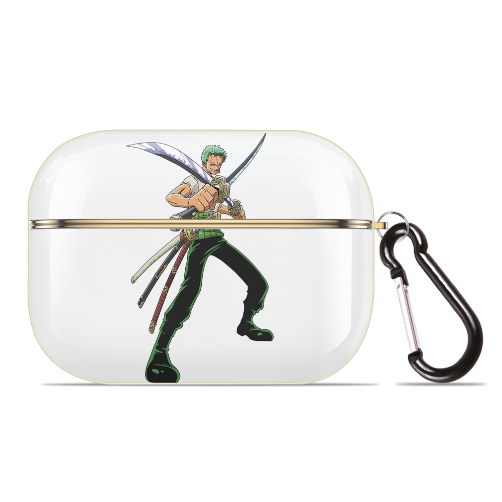 ワンピース ロロノア・ゾロ ONE PIECE Roronoa Zoro 【AirPods Pro用】ハードシェル保護ケース｜耐衝撃・防指紋・カラビナ付き商品仕様