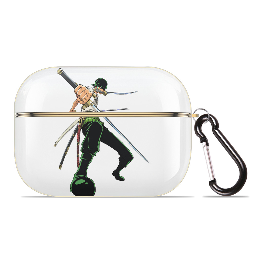 ワンピース ロロノア・ゾロ ONE PIECE Roronoa Zoro 【AirPods Pro用】ハードシェル保護ケース｜耐衝撃・防指紋・カラビナ付き商品仕様