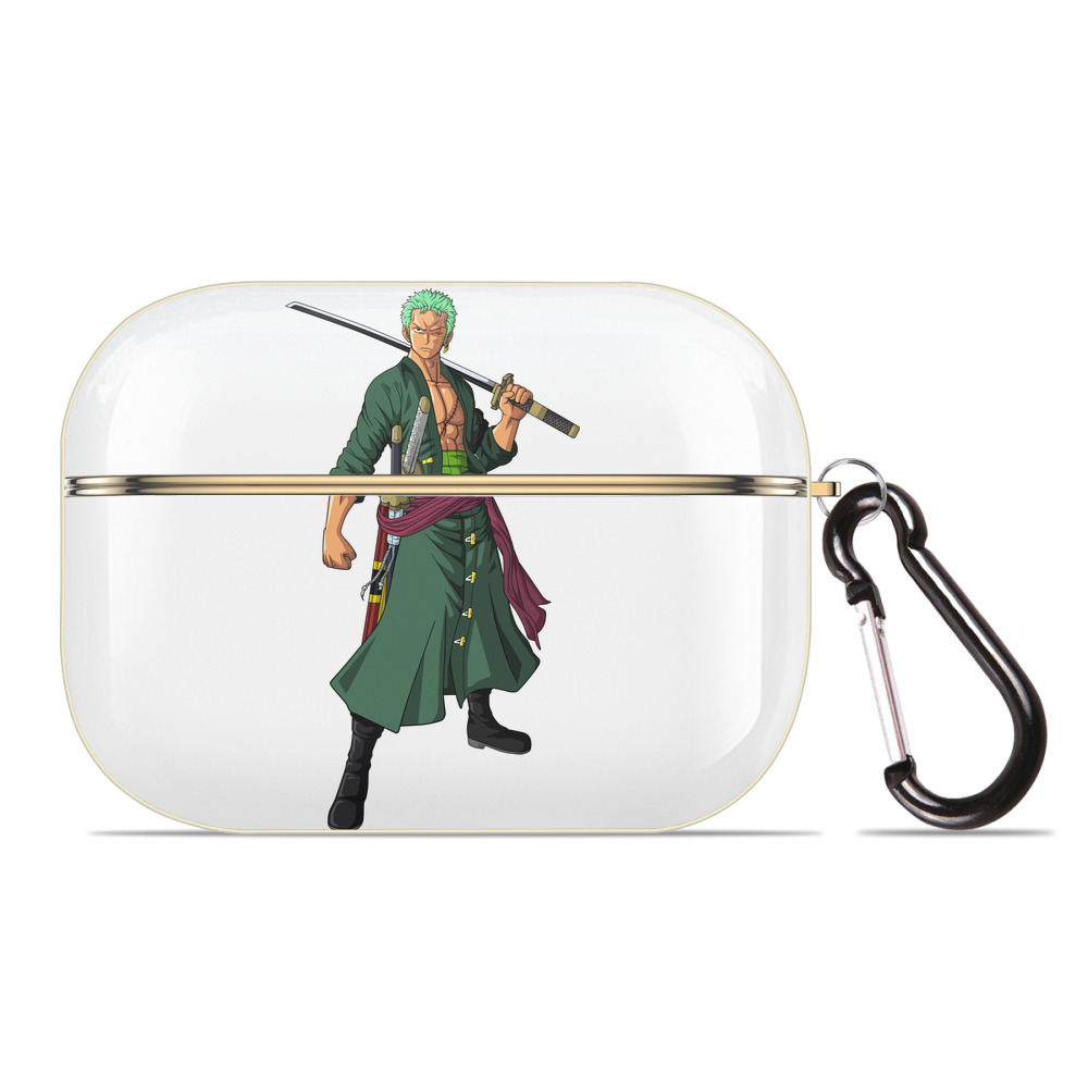 ワンピース ロロノア・ゾロ ONE PIECE Roronoa Zoro 【AirPods Pro用】ハードシェル保護ケース｜耐衝撃・防指紋・カラビナ付き商品仕様