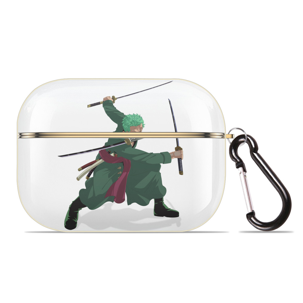 ワンピース ロロノア・ゾロ ONE PIECE Roronoa Zoro 【AirPods Pro用】ハードシェル保護ケース｜耐衝撃・防指紋・カラビナ付き商品仕様