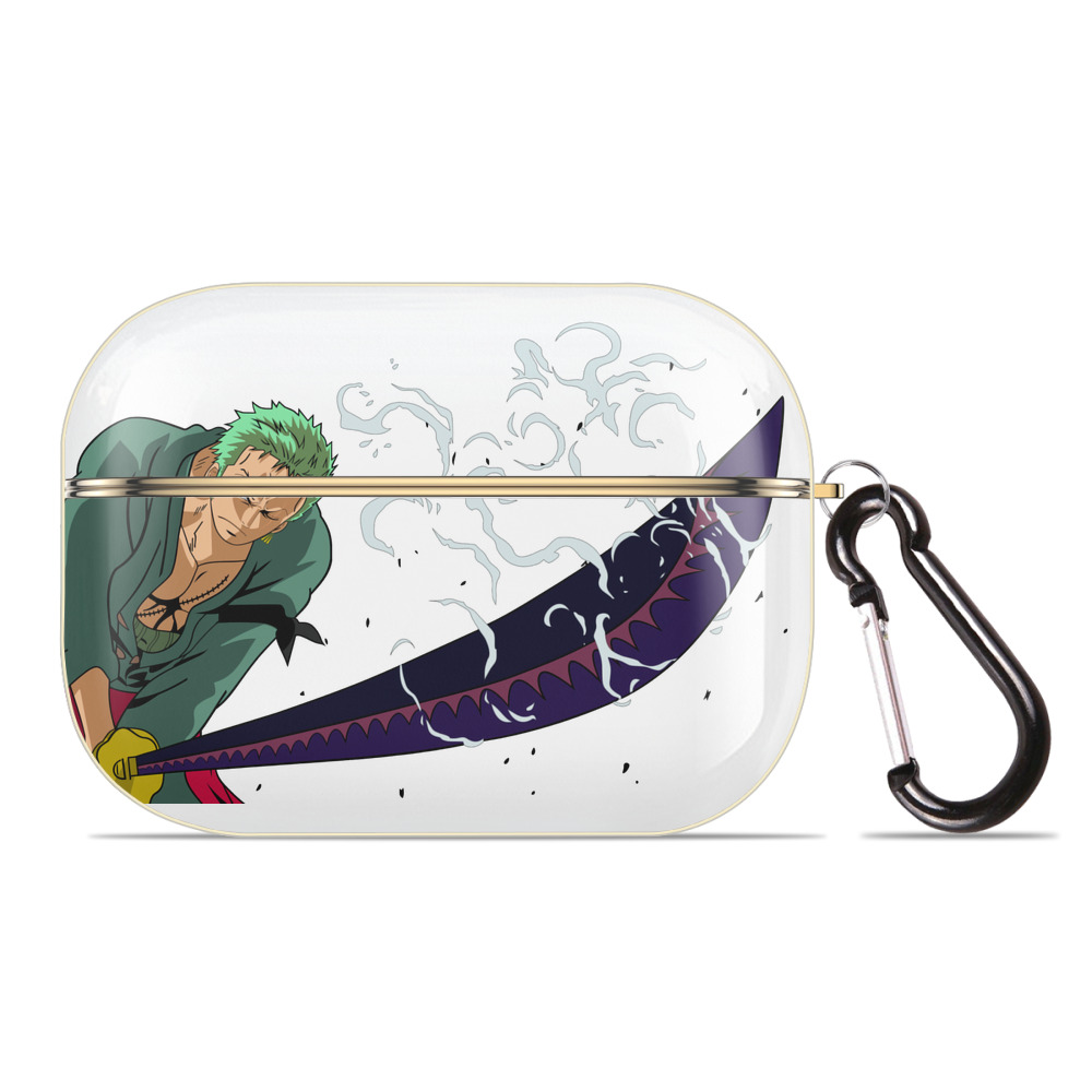 ワンピース ロロノア・ゾロ ONE PIECE Roronoa Zoro 【AirPods Pro用】ハードシェル保護ケース｜耐衝撃・防指紋・カラビナ付き商品仕様