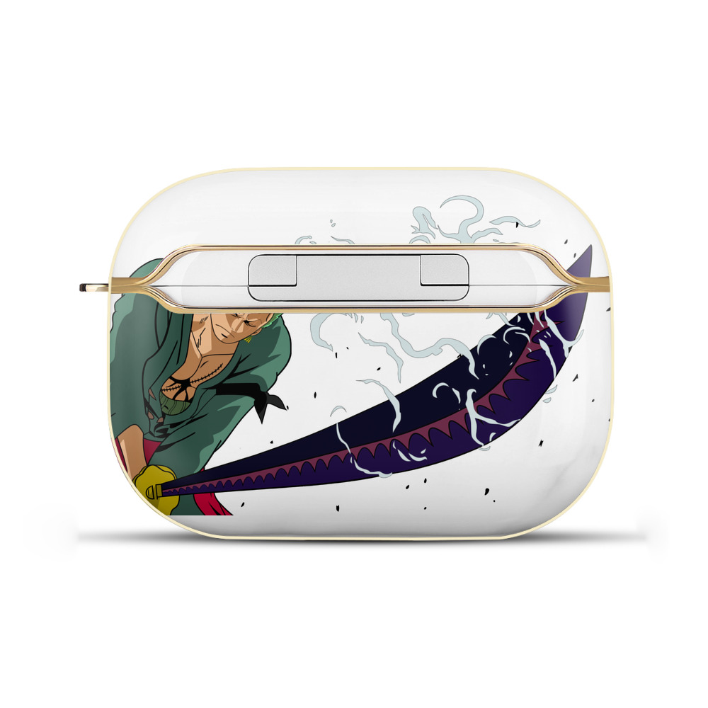 ワンピース ロロノア・ゾロ ONE PIECE Roronoa Zoro 【AirPods Pro用】ハードシェル保護ケース｜耐衝撃・防指紋・カラビナ付き商品仕様