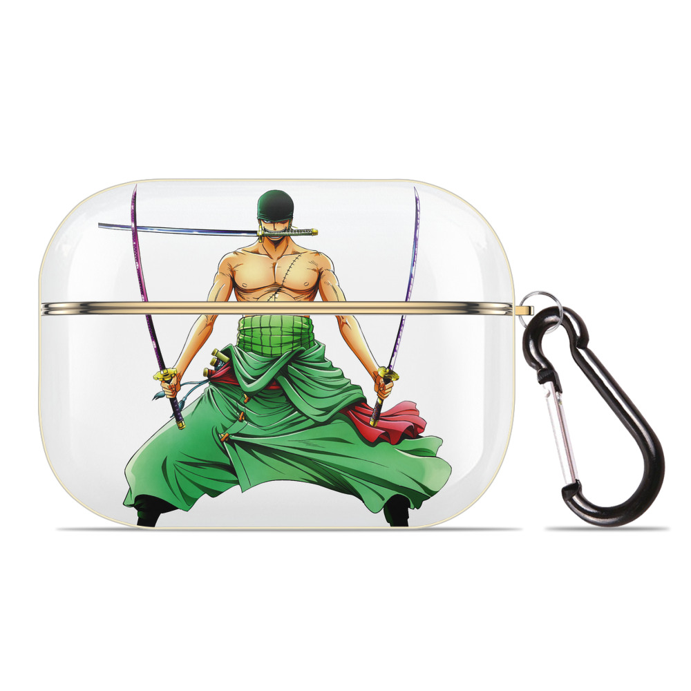 ワンピース ロロノア・ゾロ ONE PIECE Roronoa Zoro 【AirPods Pro用】ハードシェル保護ケース｜耐衝撃・防指紋・カラビナ付き商品仕様