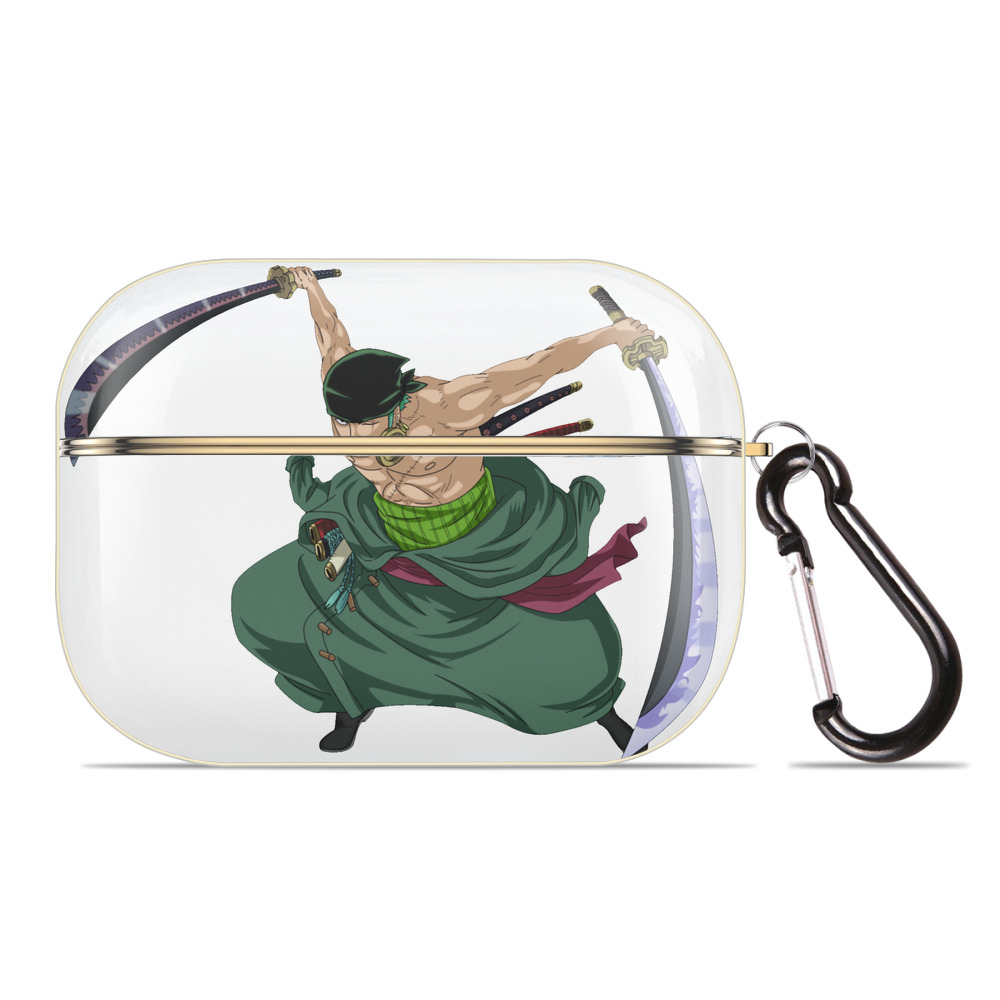 ワンピース ロロノア・ゾロ ONE PIECE Roronoa Zoro 【AirPods Pro用】ハードシェル保護ケース｜耐衝撃・防指紋・カラビナ付き商品仕様