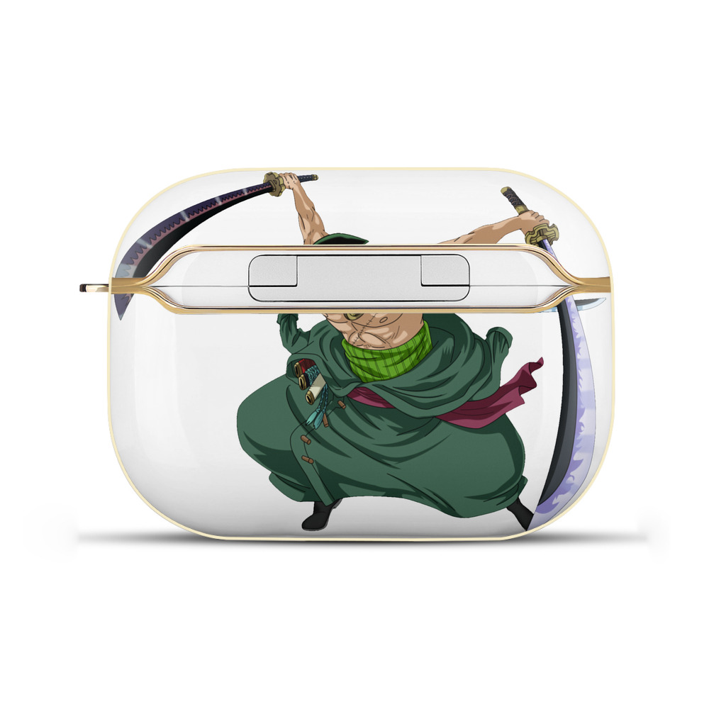 ワンピース ロロノア・ゾロ ONE PIECE Roronoa Zoro 【AirPods Pro用】ハードシェル保護ケース｜耐衝撃・防指紋・カラビナ付き商品仕様