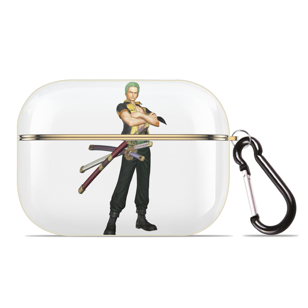 ワンピース ロロノア・ゾロ ONE PIECE Roronoa Zoro 【AirPods Pro用】ハードシェル保護ケース｜耐衝撃・防指紋・カラビナ付き商品仕様