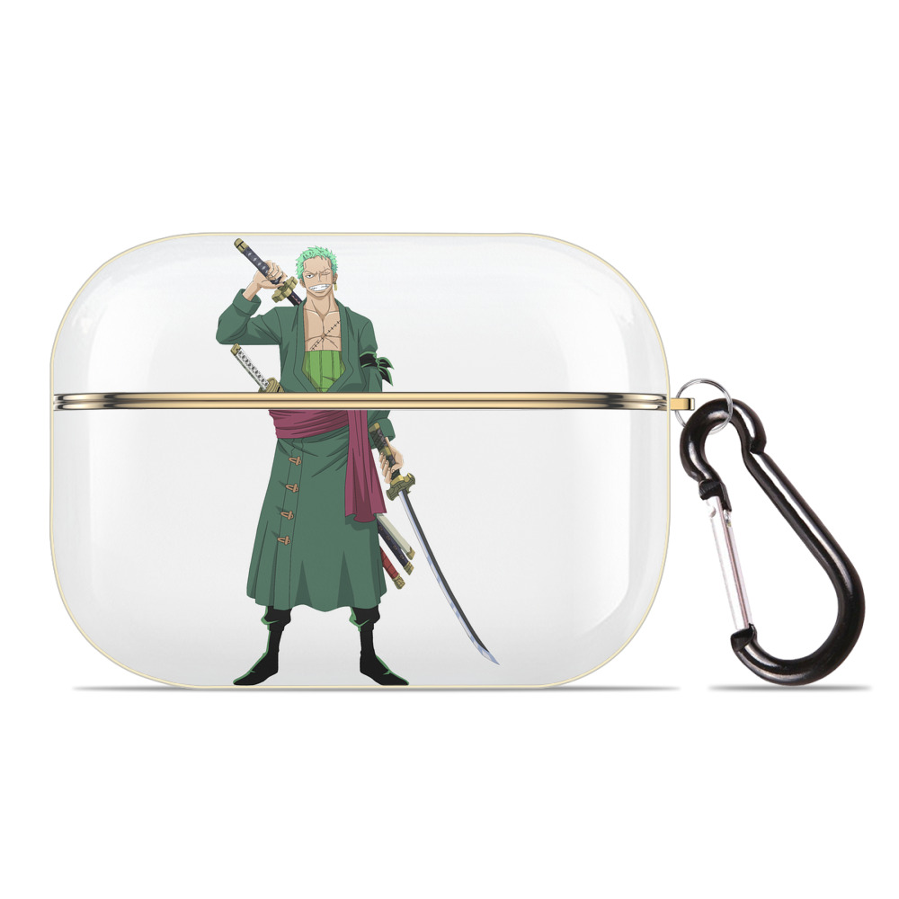 ワンピース ロロノア・ゾロ ONE PIECE Roronoa Zoro 【AirPods Pro用】ハードシェル保護ケース｜耐衝撃・防指紋・カラビナ付き商品仕様
