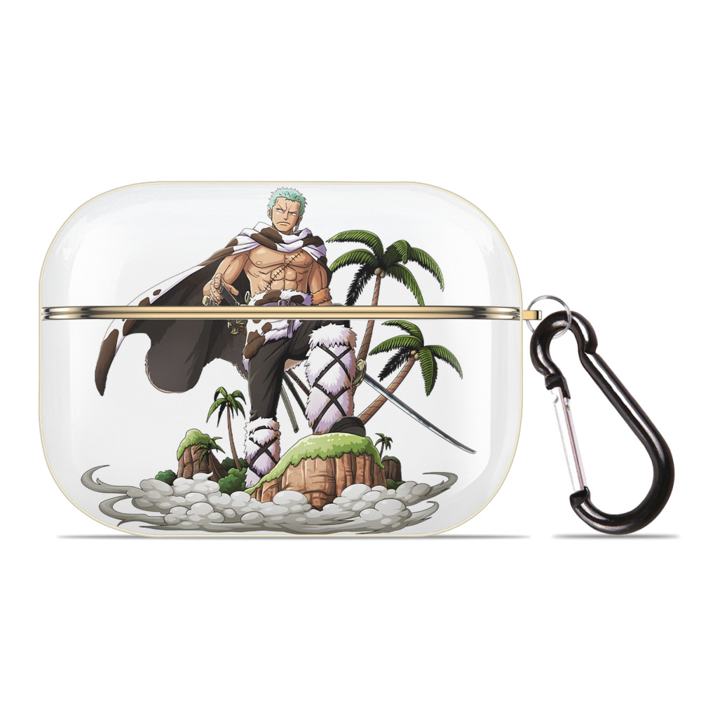 ワンピース ロロノア・ゾロ ONE PIECE Roronoa Zoro 【AirPods Pro用】ハードシェル保護ケース｜耐衝撃・防指紋・カラビナ付き商品仕様