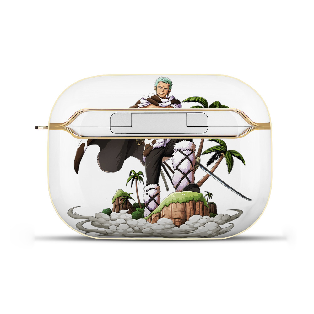 ワンピース ロロノア・ゾロ ONE PIECE Roronoa Zoro 【AirPods Pro用】ハードシェル保護ケース｜耐衝撃・防指紋・カラビナ付き商品仕様