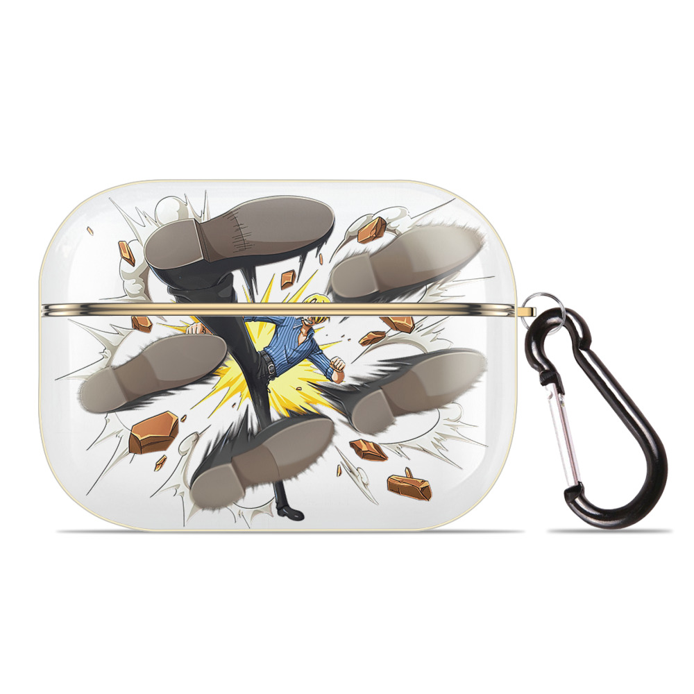ワンピース サンジ ONE PIECE Sanji 【AirPods Pro用】ハードシェル保護ケース｜耐衝撃・防指紋・カラビナ付き商品仕様