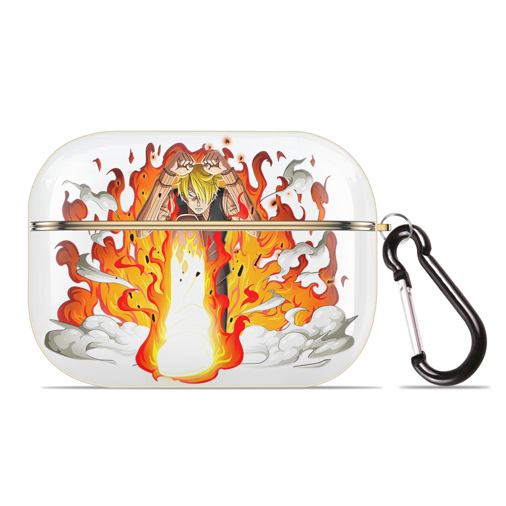 ワンピース サンジ ONE PIECE Sanji 【AirPods Pro用】ハードシェル保護ケース｜耐衝撃・防指紋・カラビナ付き商品仕様