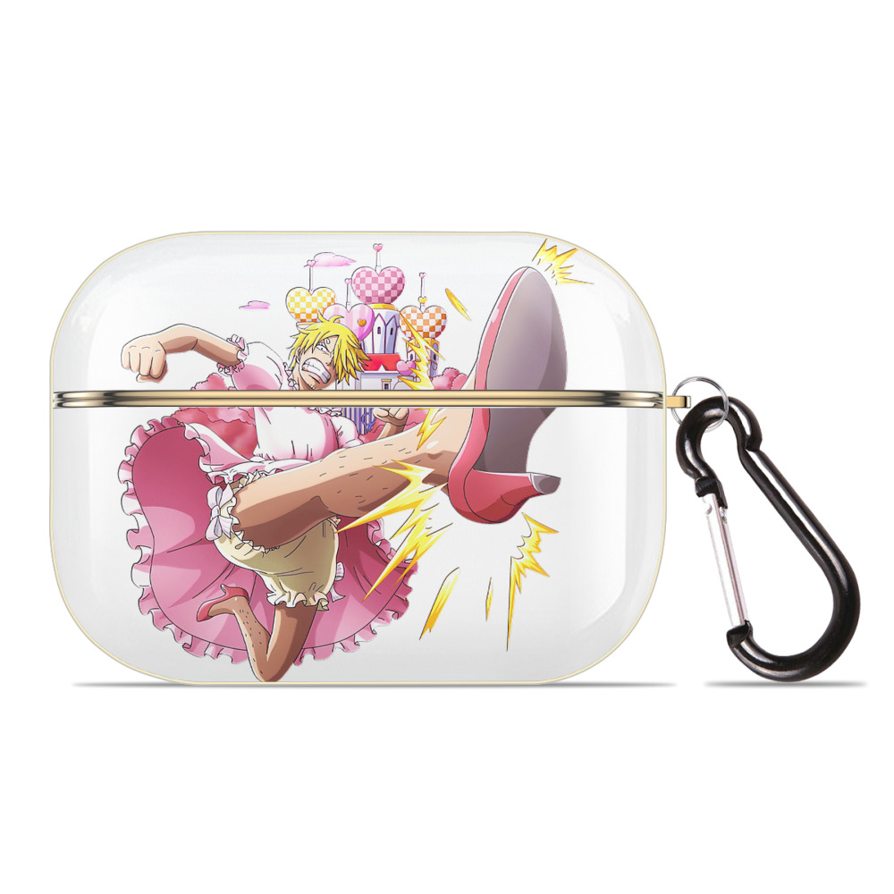 ワンピース サンジ ONE PIECE Sanji 【AirPods Pro用】ハードシェル保護ケース｜耐衝撃・防指紋・カラビナ付き商品仕様