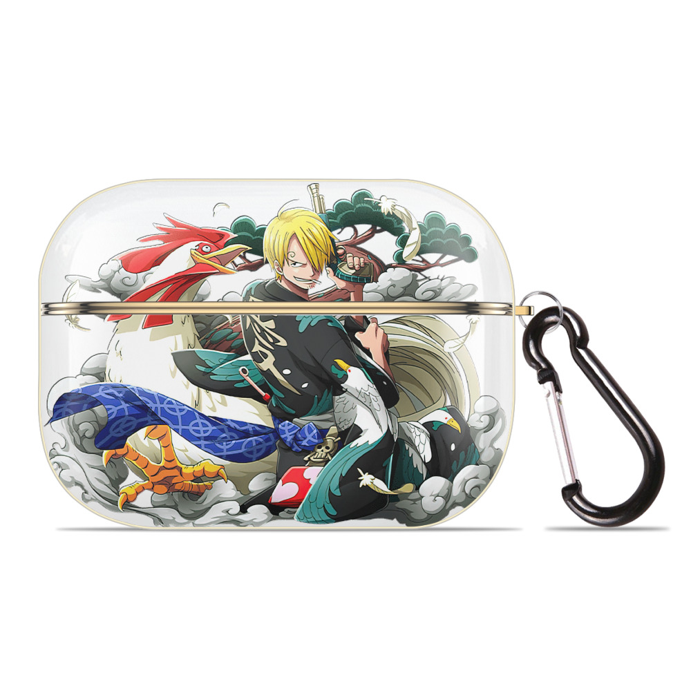 ワンピース サンジ ONE PIECE Sanji 【AirPods Pro用】ハードシェル保護ケース｜耐衝撃・防指紋・カラビナ付き商品仕様