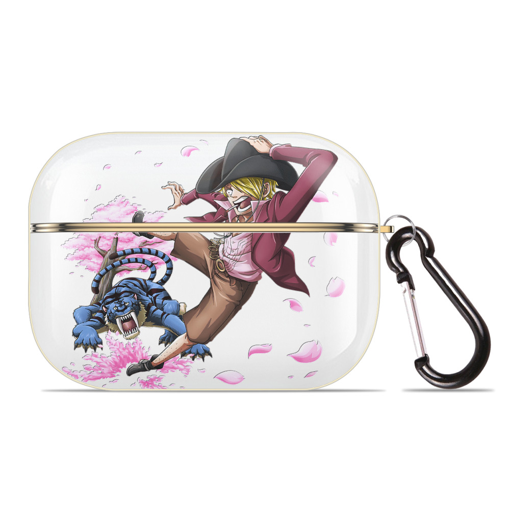 ワンピース サンジ ONE PIECE Sanji 【AirPods Pro用】ハードシェル保護ケース｜耐衝撃・防指紋・カラビナ付き商品仕様