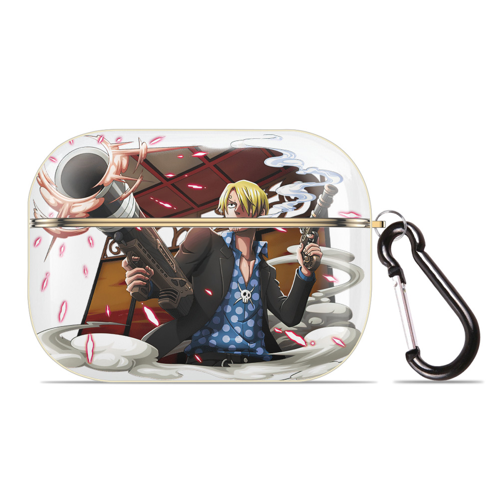 ワンピース サンジ ONE PIECE Sanji 【AirPods Pro用】ハードシェル保護ケース｜耐衝撃・防指紋・カラビナ付き商品仕様