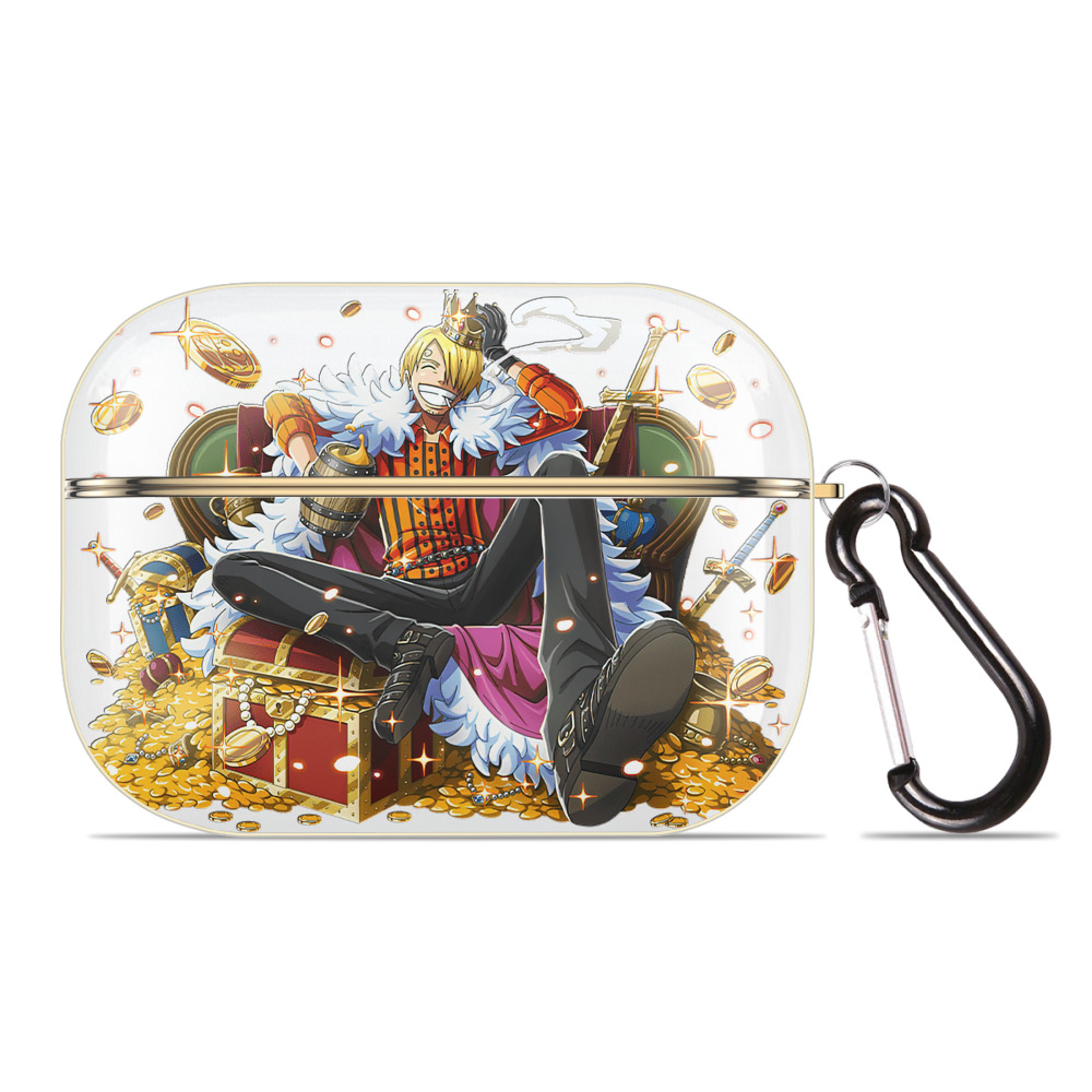 ワンピース サンジ ONE PIECE Sanji 【AirPods Pro用】ハードシェル保護ケース｜耐衝撃・防指紋・カラビナ付き商品仕様
