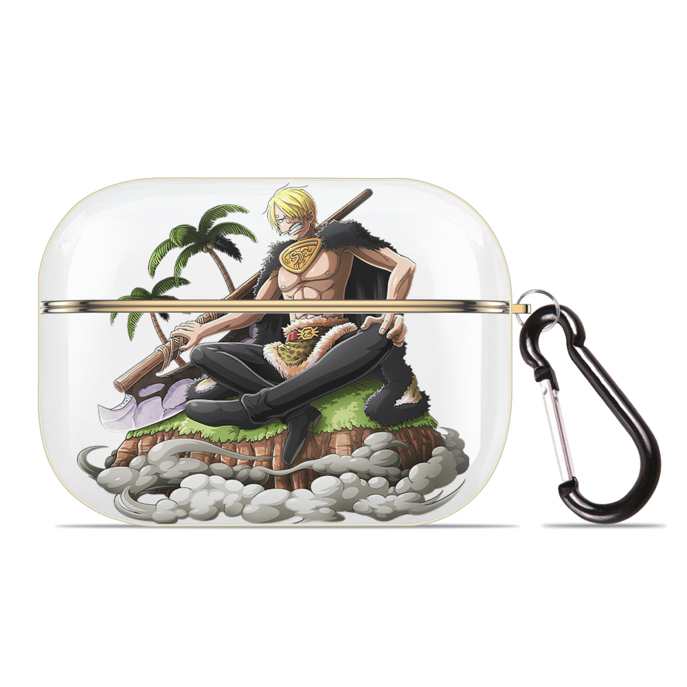 ワンピース サンジ ONE PIECE Sanji 【AirPods Pro用】ハードシェル保護ケース｜耐衝撃・防指紋・カラビナ付き商品仕様