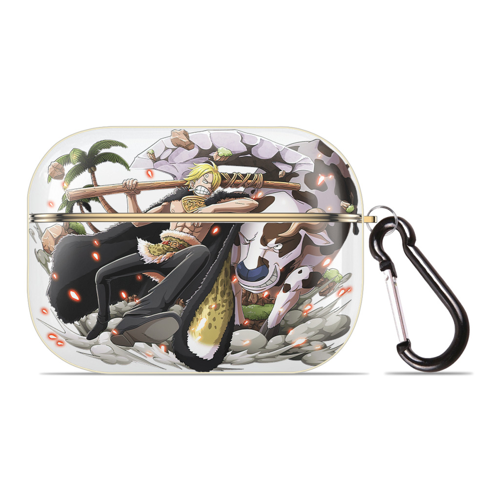 ワンピース サンジ ONE PIECE Sanji 【AirPods Pro用】ハードシェル保護ケース｜耐衝撃・防指紋・カラビナ付き商品仕様