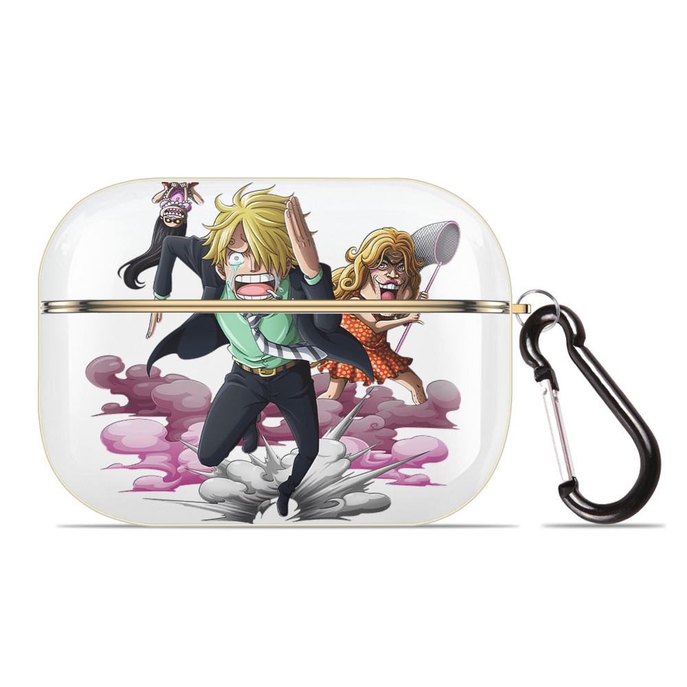 ワンピース サンジ ONE PIECE Sanji 【AirPods Pro用】ハードシェル保護ケース｜耐衝撃・防指紋・カラビナ付き商品仕様
