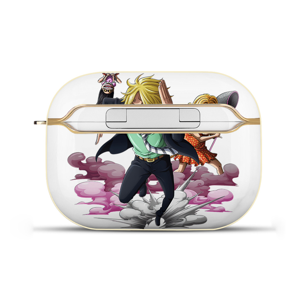 ワンピース サンジ ONE PIECE Sanji 【AirPods Pro用】ハードシェル保護ケース｜耐衝撃・防指紋・カラビナ付き商品仕様