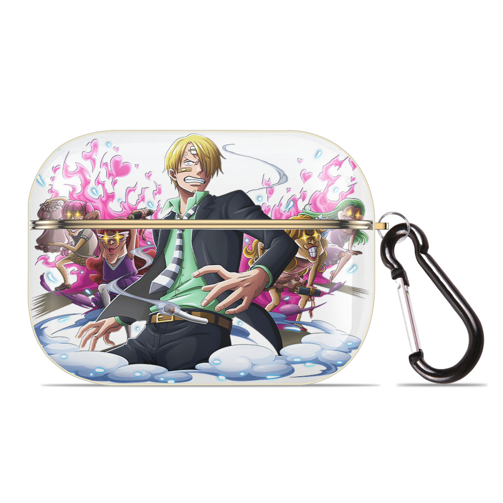 ワンピース サンジ ONE PIECE Sanji 【AirPods Pro用】ハードシェル保護ケース｜耐衝撃・防指紋・カラビナ付き商品仕様