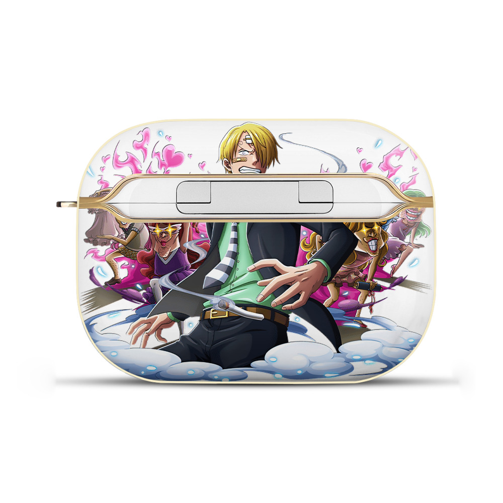 ワンピース サンジ ONE PIECE Sanji 【AirPods Pro用】ハードシェル保護ケース｜耐衝撃・防指紋・カラビナ付き商品仕様