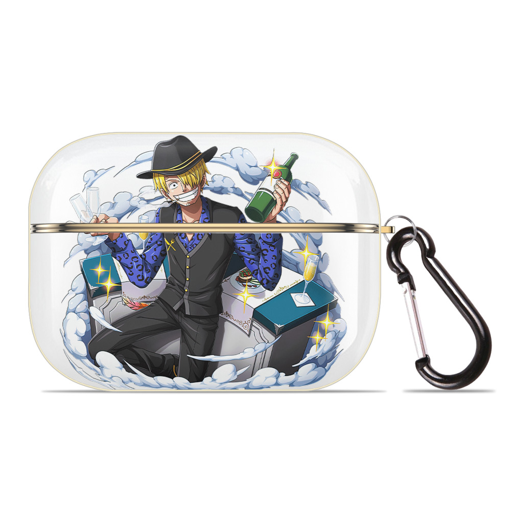 ワンピース サンジ ONE PIECE Sanji 【AirPods Pro用】ハードシェル保護ケース｜耐衝撃・防指紋・カラビナ付き商品仕様
