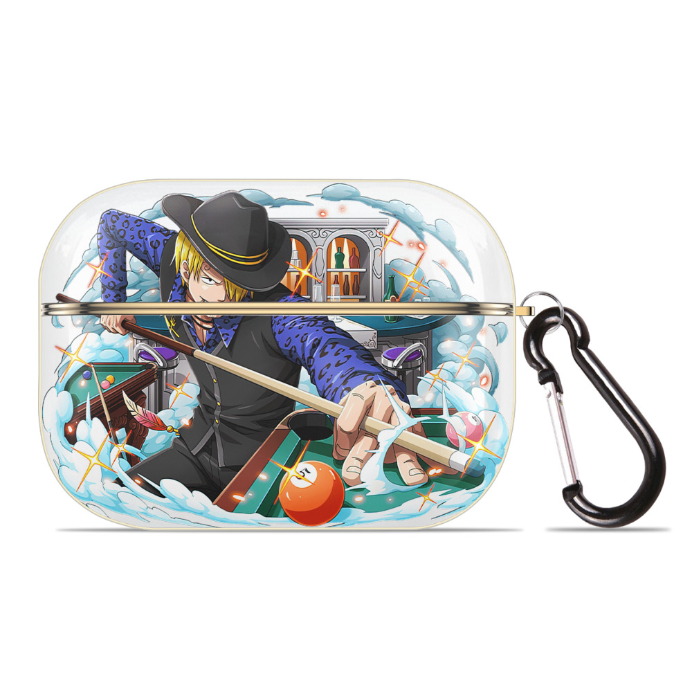ワンピース サンジ ONE PIECE Sanji 【AirPods Pro用】ハードシェル保護ケース｜耐衝撃・防指紋・カラビナ付き商品仕様