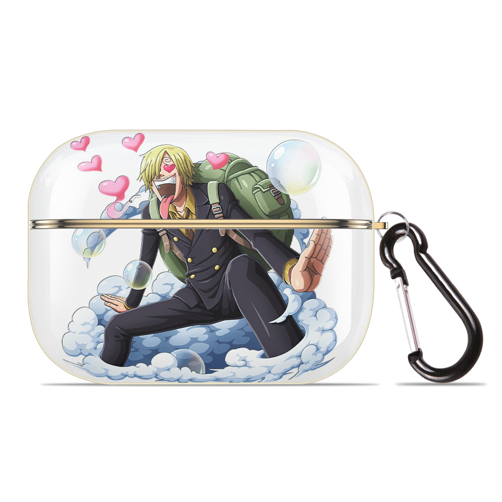 ワンピース サンジ ONE PIECE Sanji 【AirPods Pro用】ハードシェル保護ケース｜耐衝撃・防指紋・カラビナ付き商品仕様