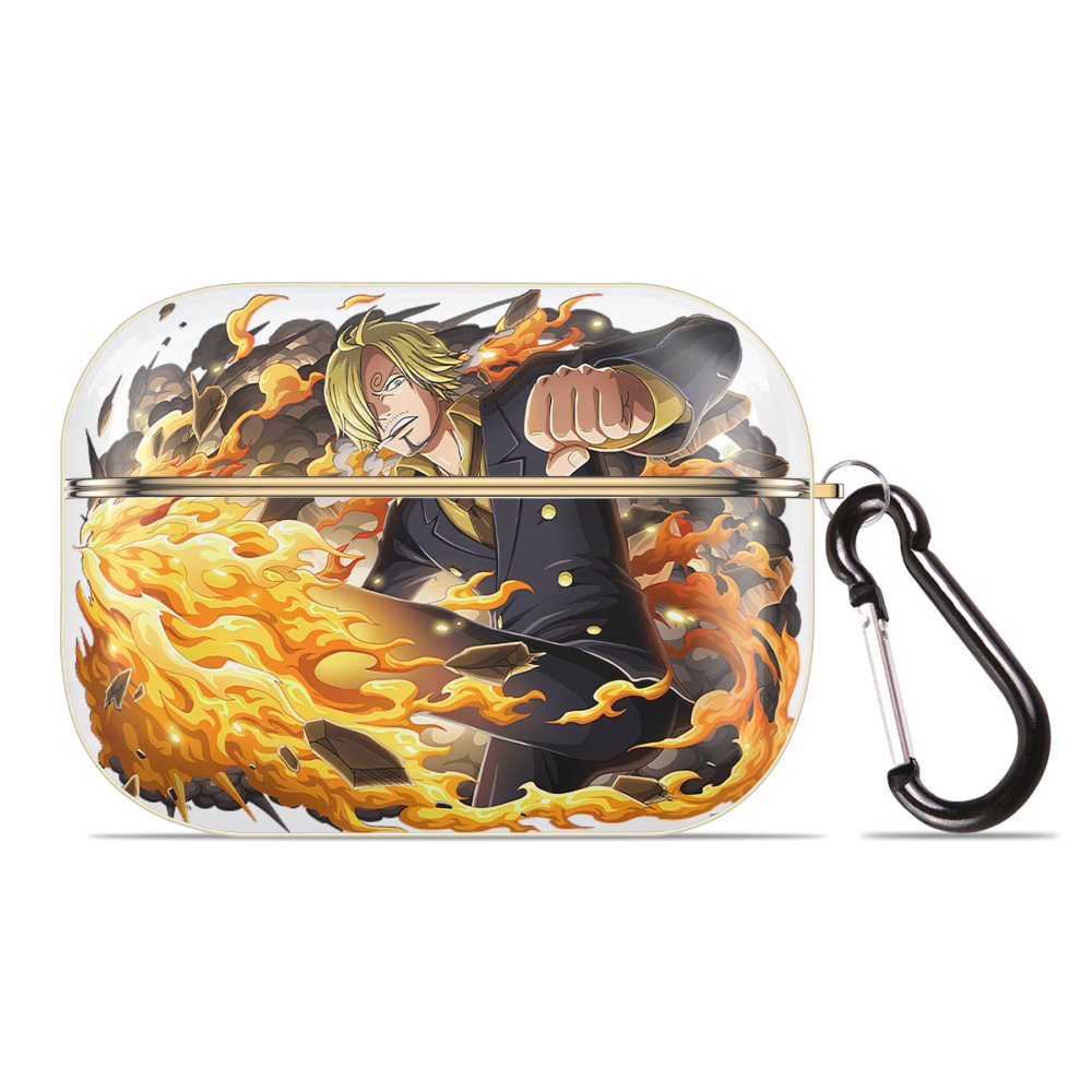 ワンピース サンジ ONE PIECE Sanji 【AirPods Pro用】ハードシェル保護ケース｜耐衝撃・防指紋・カラビナ付き商品仕様