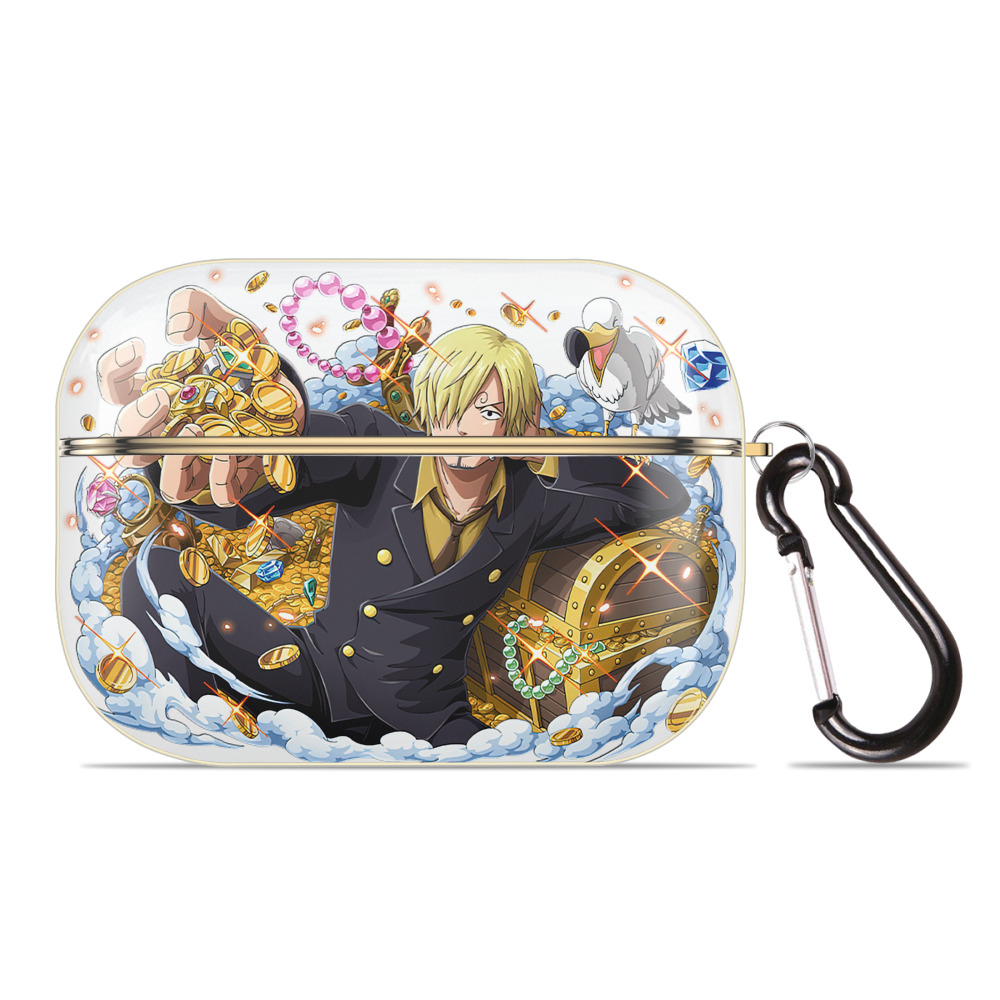 ワンピース サンジ ONE PIECE Sanji 【AirPods Pro用】ハードシェル保護ケース｜耐衝撃・防指紋・カラビナ付き商品仕様