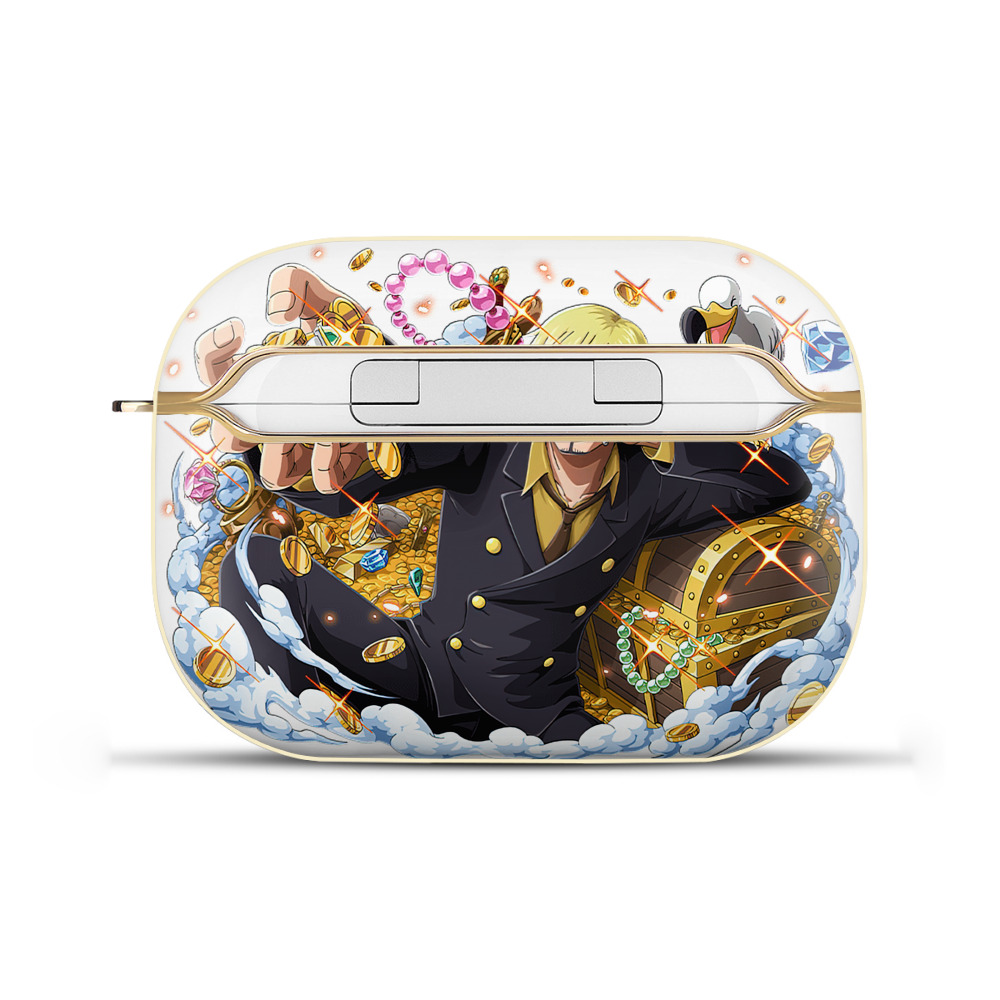 ワンピース サンジ ONE PIECE Sanji 【AirPods Pro用】ハードシェル保護ケース｜耐衝撃・防指紋・カラビナ付き商品仕様