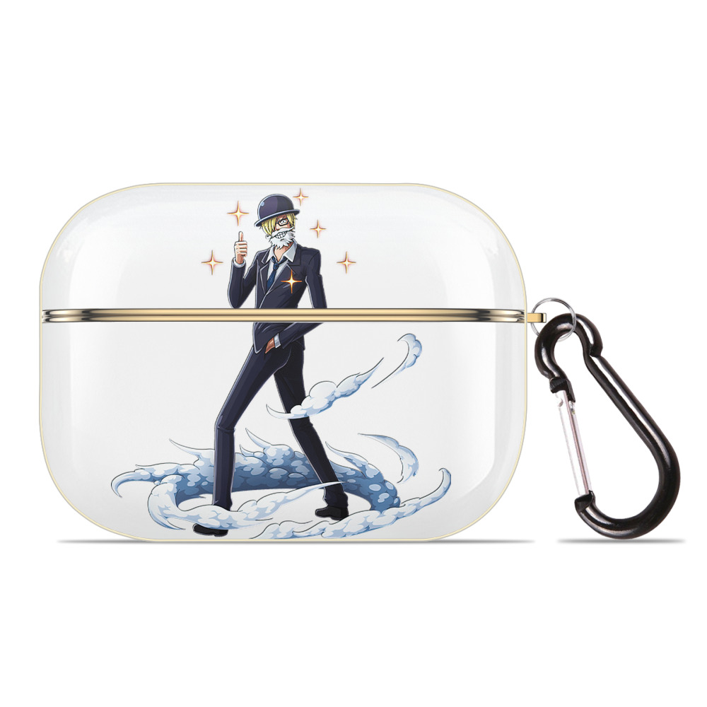 ワンピース サンジ ONE PIECE Sanji 【AirPods Pro用】ハードシェル保護ケース｜耐衝撃・防指紋・カラビナ付き商品仕様