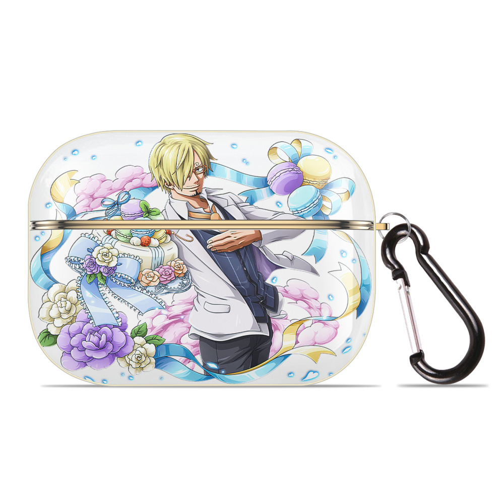ワンピース サンジ ONE PIECE Sanji 【AirPods Pro用】ハードシェル保護ケース｜耐衝撃・防指紋・カラビナ付き商品仕様