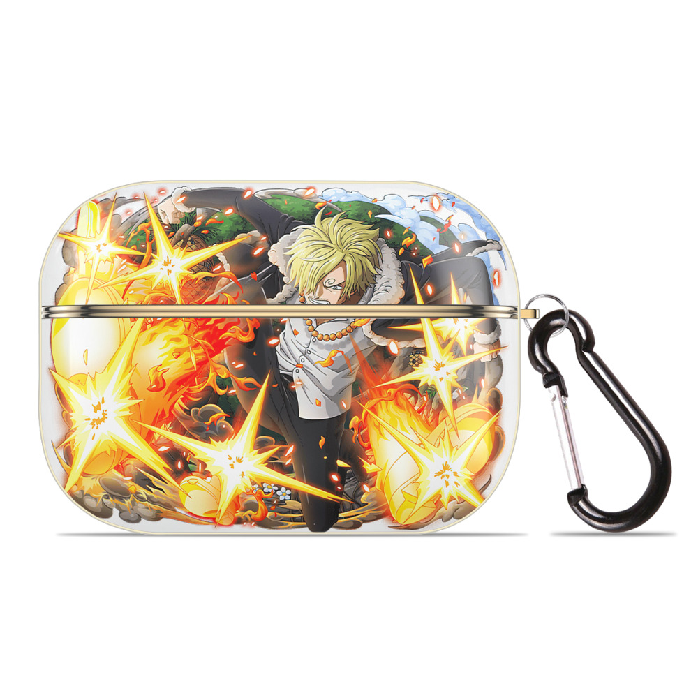 ワンピース サンジ ONE PIECE Sanji 【AirPods Pro用】ハードシェル保護ケース｜耐衝撃・防指紋・カラビナ付き商品仕様