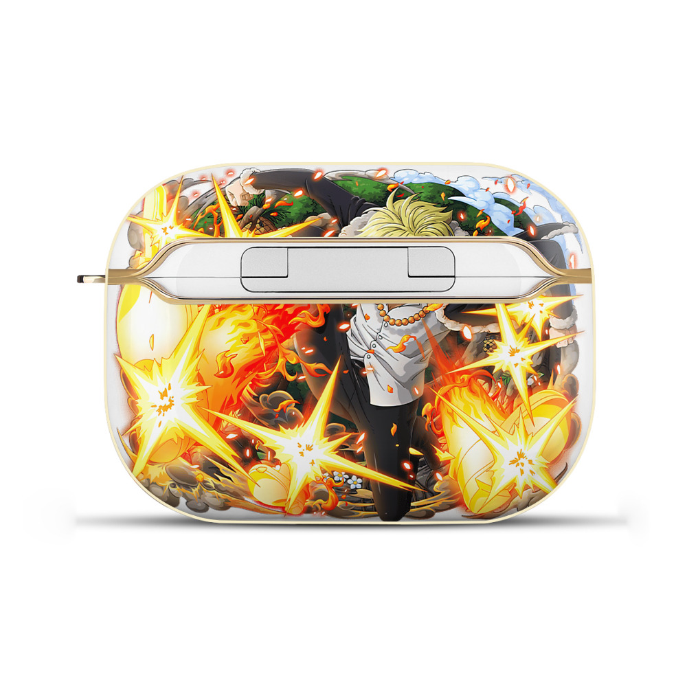ワンピース サンジ ONE PIECE Sanji 【AirPods Pro用】ハードシェル保護ケース｜耐衝撃・防指紋・カラビナ付き商品仕様