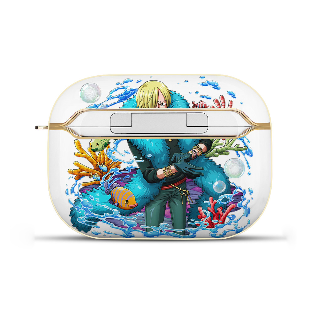 ワンピース サンジ ONE PIECE Sanji 【AirPods Pro用】ハードシェル保護ケース｜耐衝撃・防指紋・カラビナ付き商品仕様