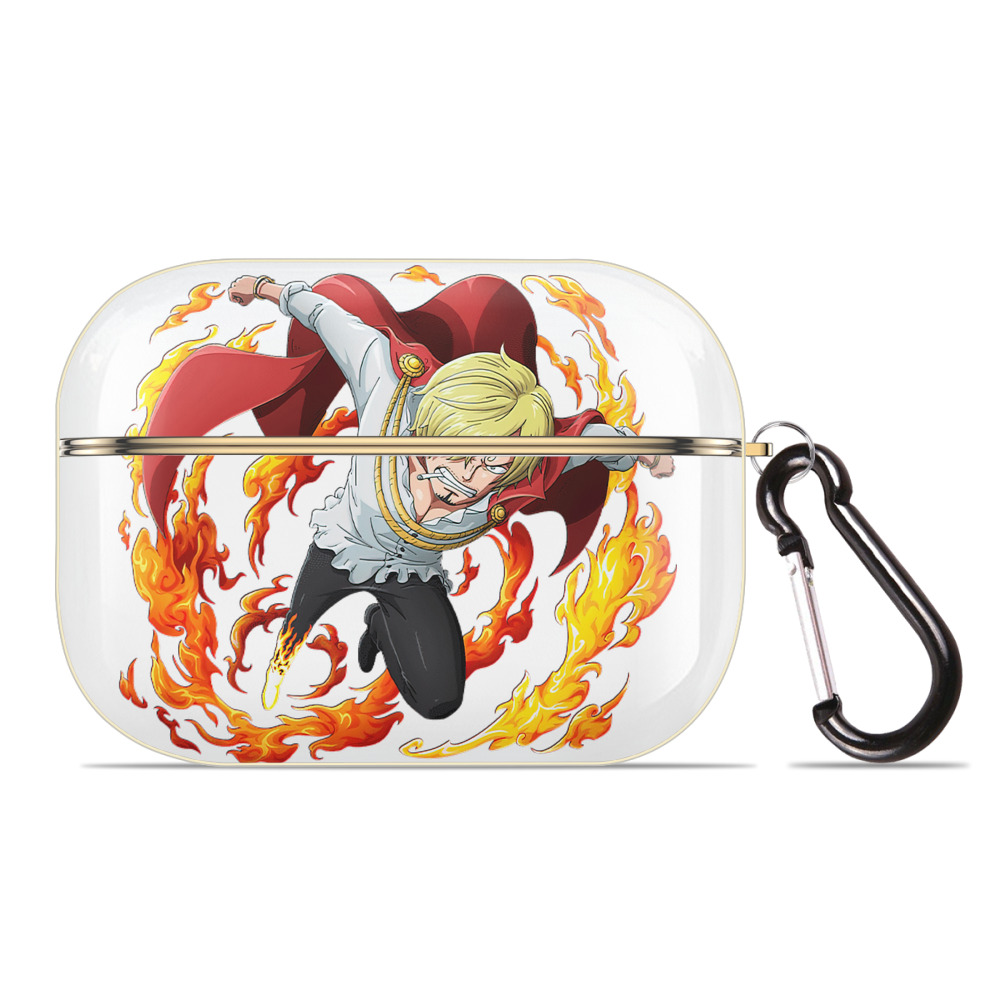 ワンピース サンジ ONE PIECE Sanji 【AirPods Pro用】ハードシェル保護ケース｜耐衝撃・防指紋・カラビナ付き商品仕様