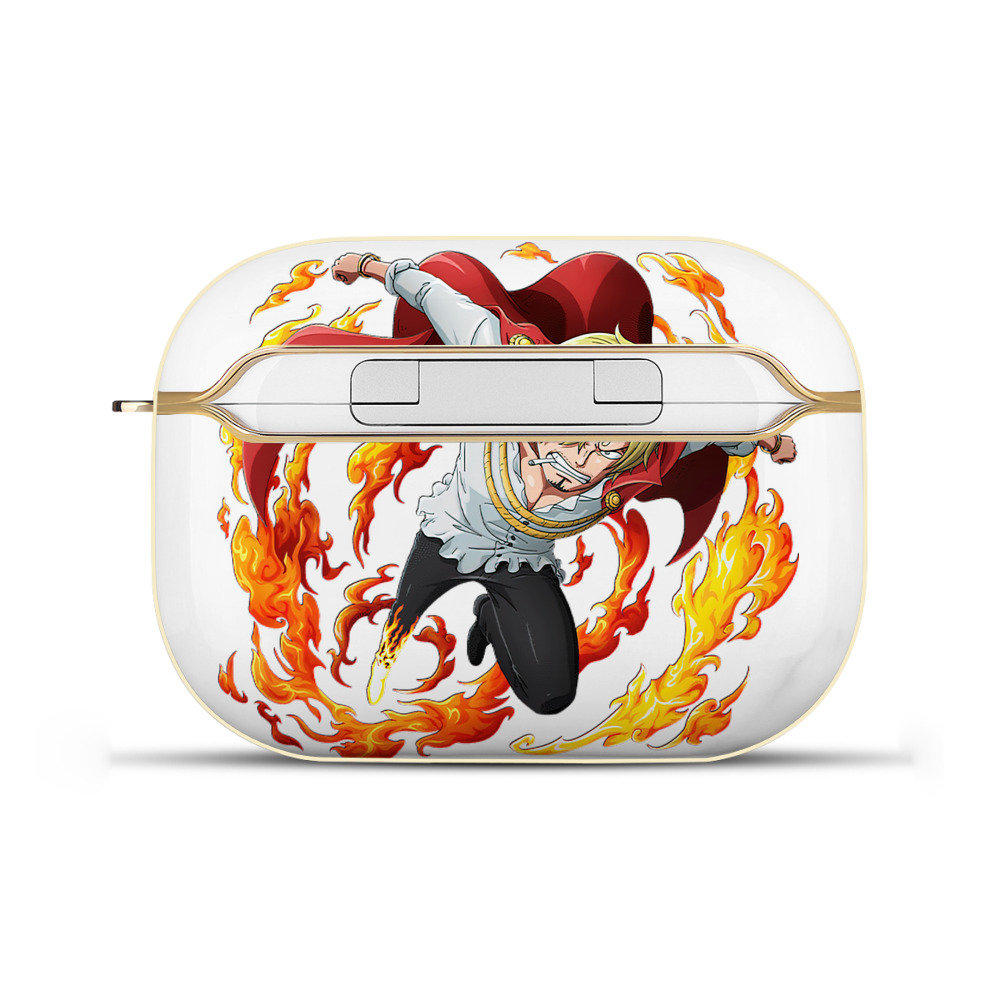 ワンピース サンジ ONE PIECE Sanji 【AirPods Pro用】ハードシェル保護ケース｜耐衝撃・防指紋・カラビナ付き商品仕様