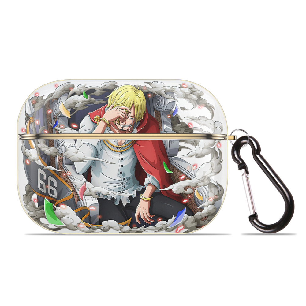 ワンピース サンジ ONE PIECE Sanji 【AirPods Pro用】ハードシェル保護ケース｜耐衝撃・防指紋・カラビナ付き商品仕様