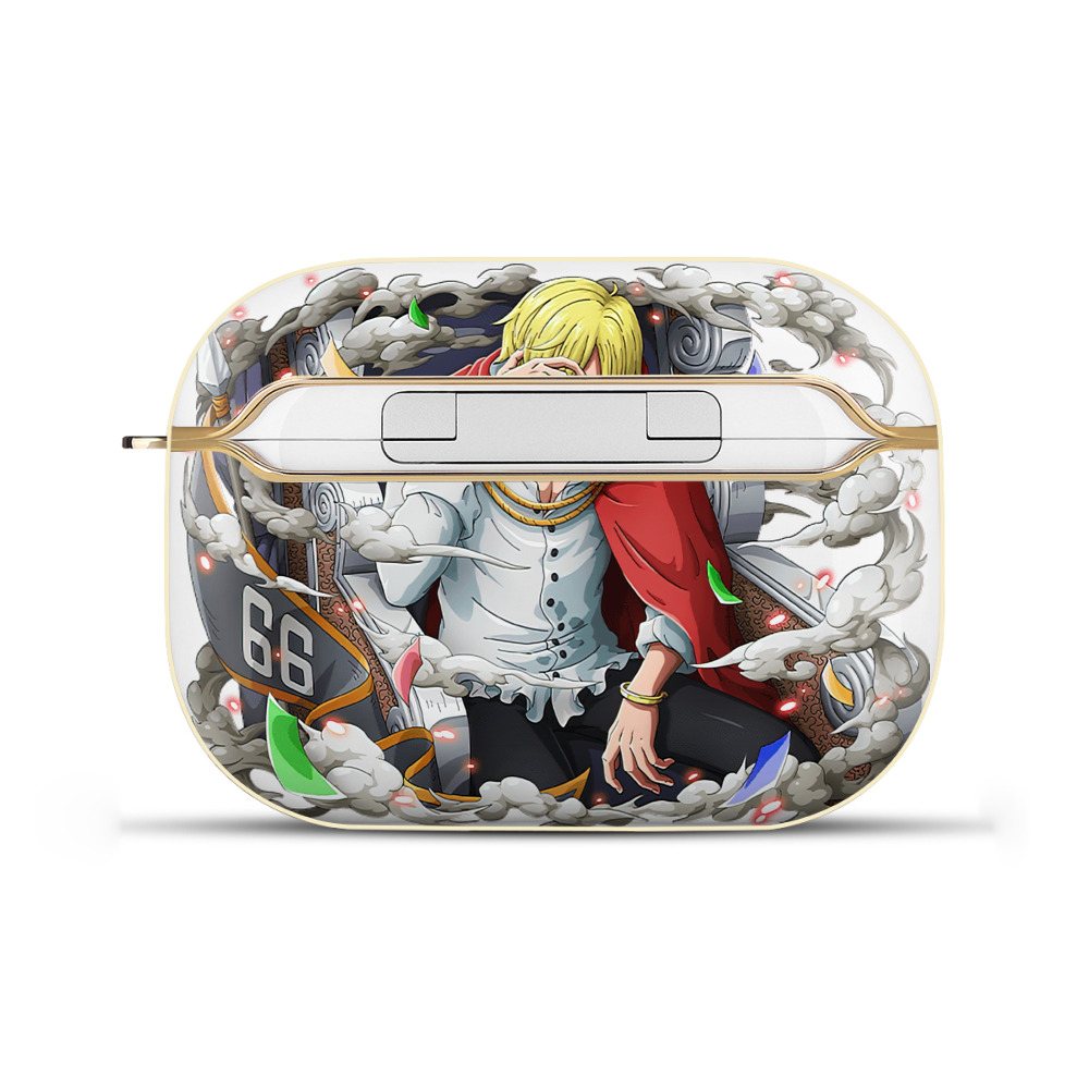 ワンピース サンジ ONE PIECE Sanji 【AirPods Pro用】ハードシェル保護ケース｜耐衝撃・防指紋・カラビナ付き商品仕様