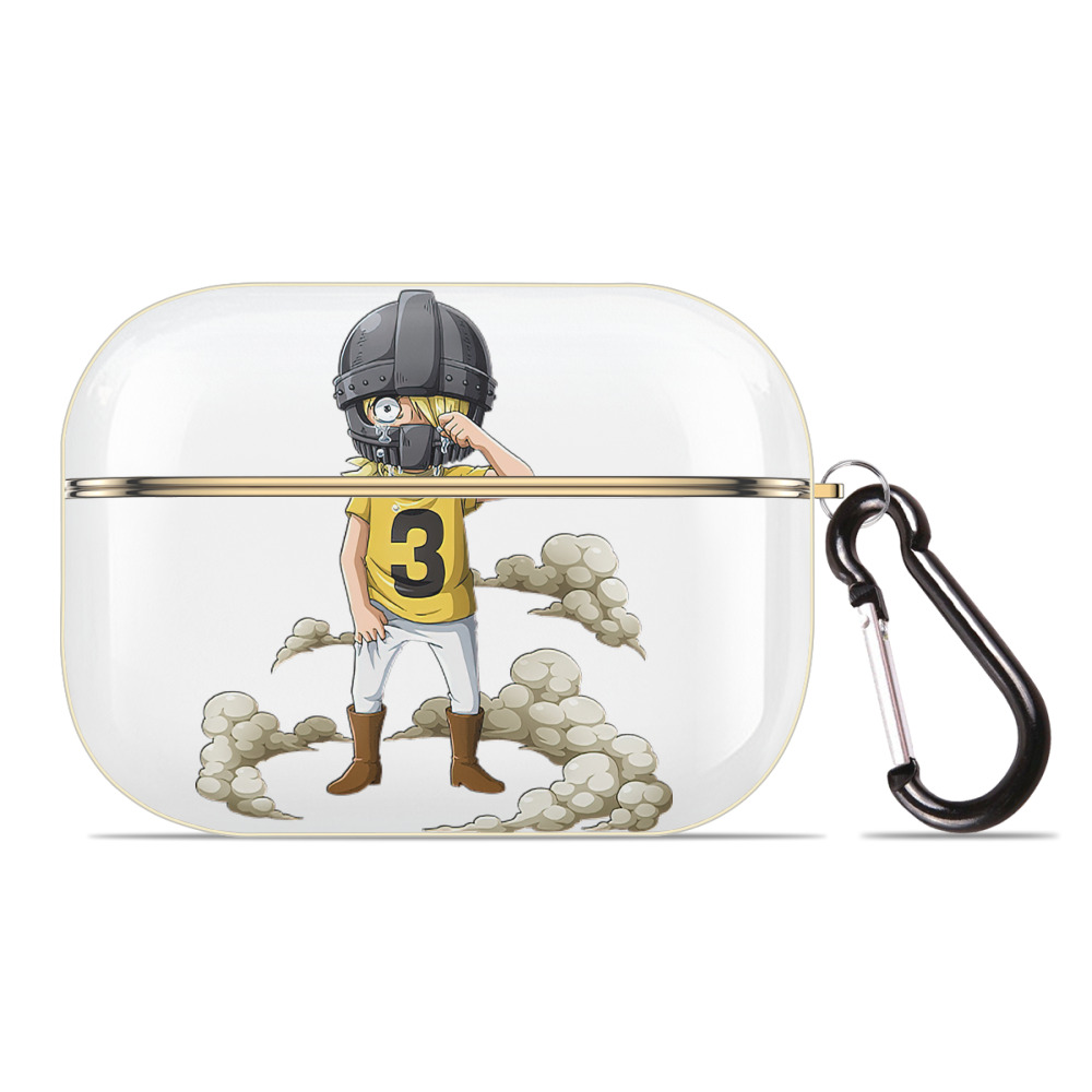 ワンピース サンジ ONE PIECE Sanji 【AirPods Pro用】ハードシェル保護ケース｜耐衝撃・防指紋・カラビナ付き商品仕様