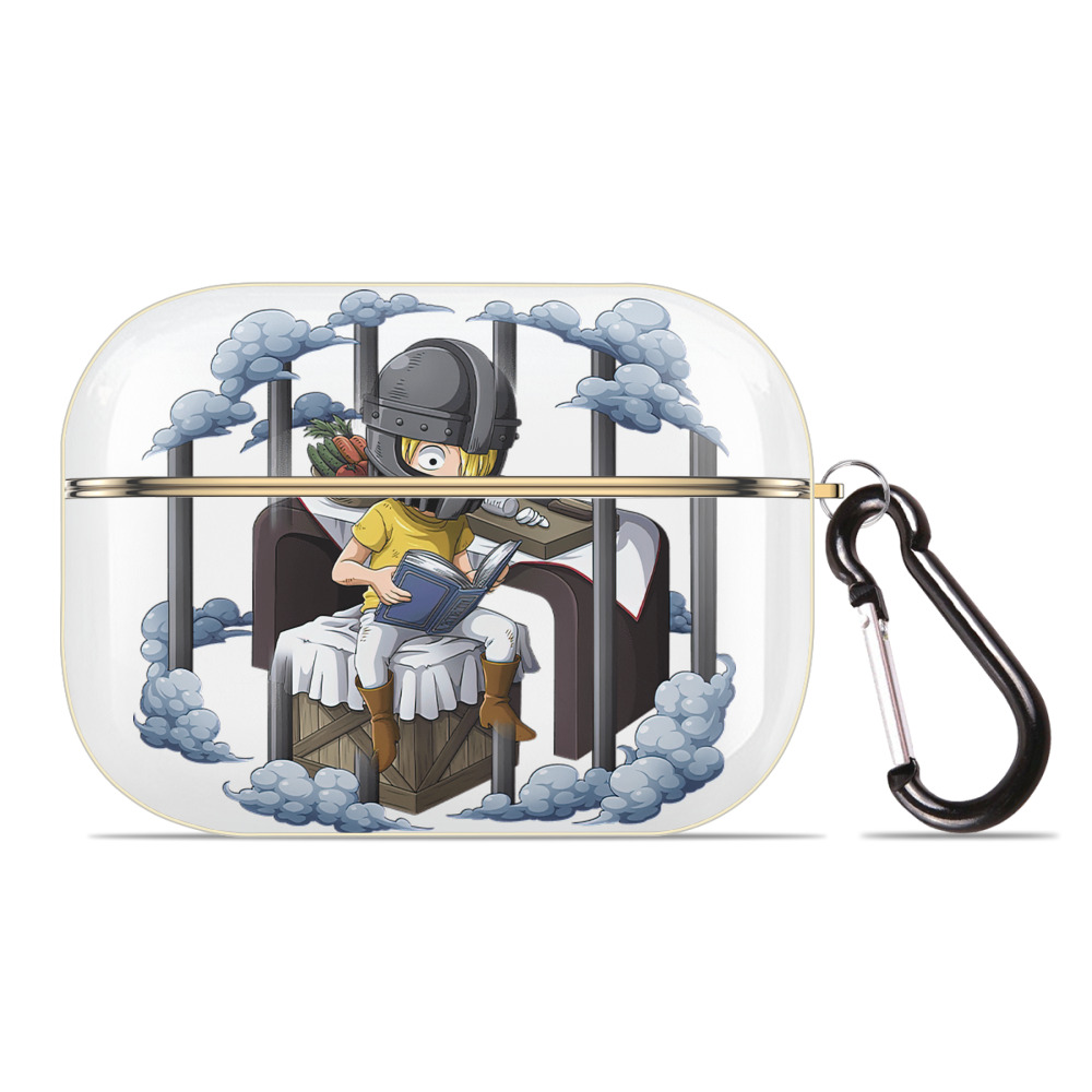 ワンピース サンジ ONE PIECE Sanji 【AirPods Pro用】ハードシェル保護ケース｜耐衝撃・防指紋・カラビナ付き商品仕様