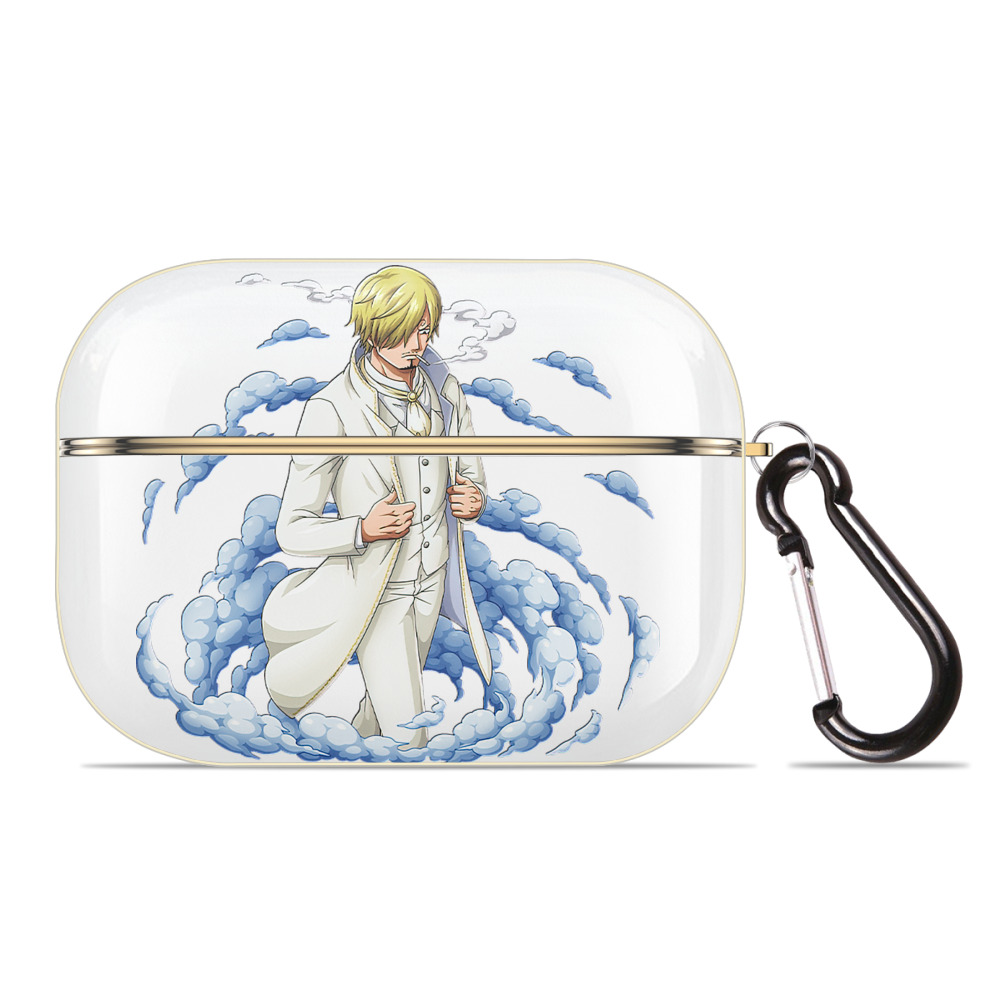 ワンピース サンジ ONE PIECE Sanji 【AirPods Pro用】ハードシェル保護ケース｜耐衝撃・防指紋・カラビナ付き商品仕様