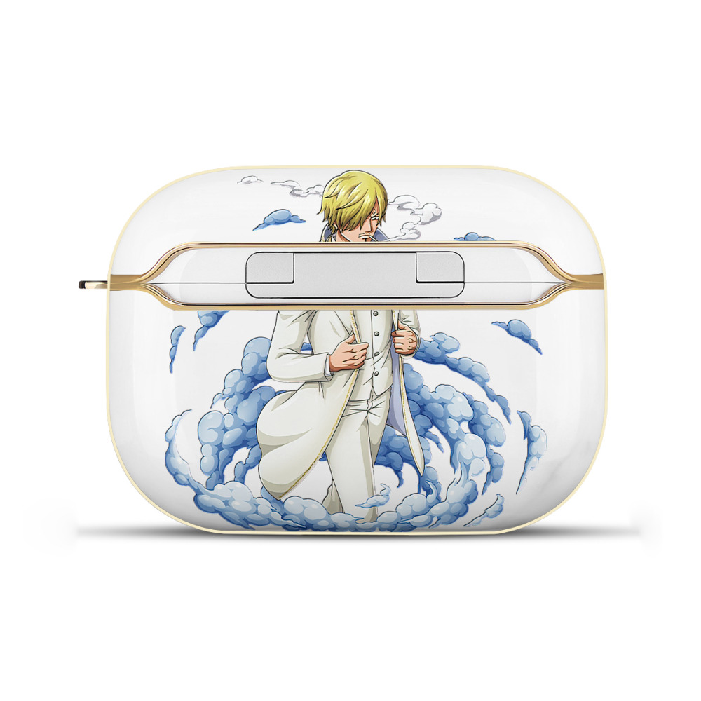 ワンピース サンジ ONE PIECE Sanji 【AirPods Pro用】ハードシェル保護ケース｜耐衝撃・防指紋・カラビナ付き商品仕様