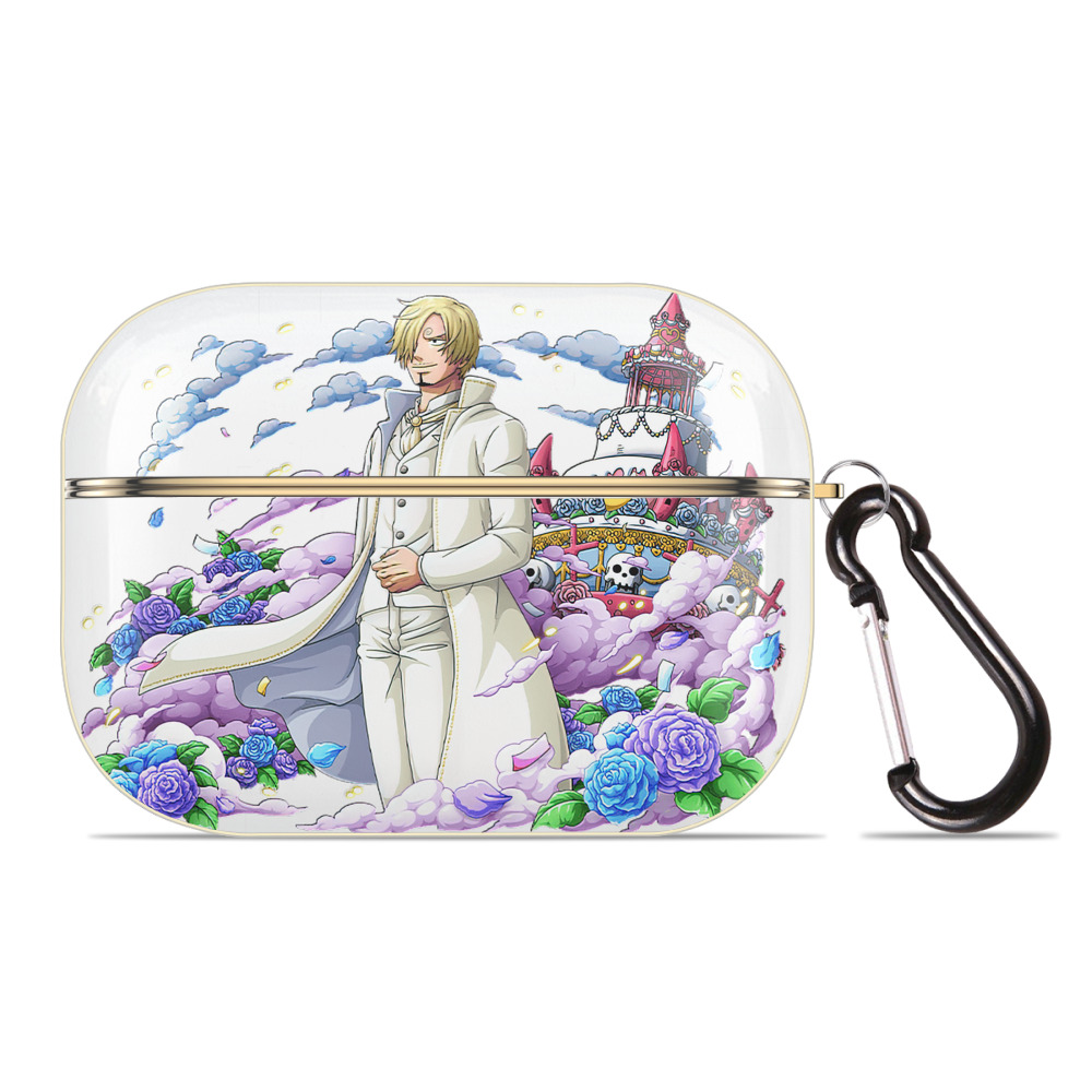 ワンピース サンジ ONE PIECE Sanji 【AirPods Pro用】ハードシェル保護ケース｜耐衝撃・防指紋・カラビナ付き商品仕様